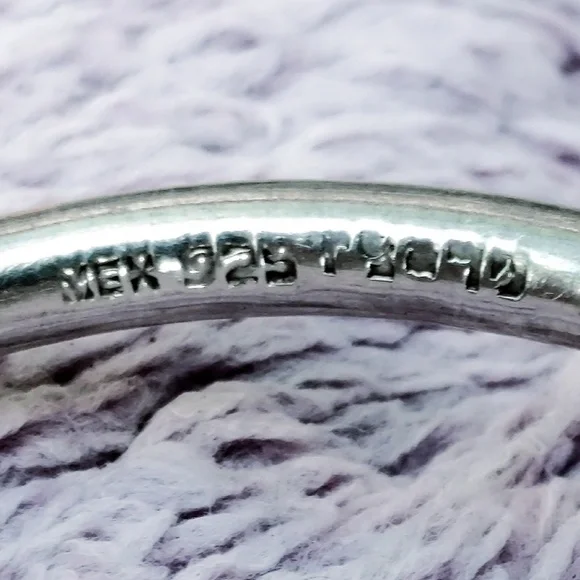 Vintage Designer Taxco Sterling Silver Mid-Century Modern Clamper Bracelet - Picture 8 of 8